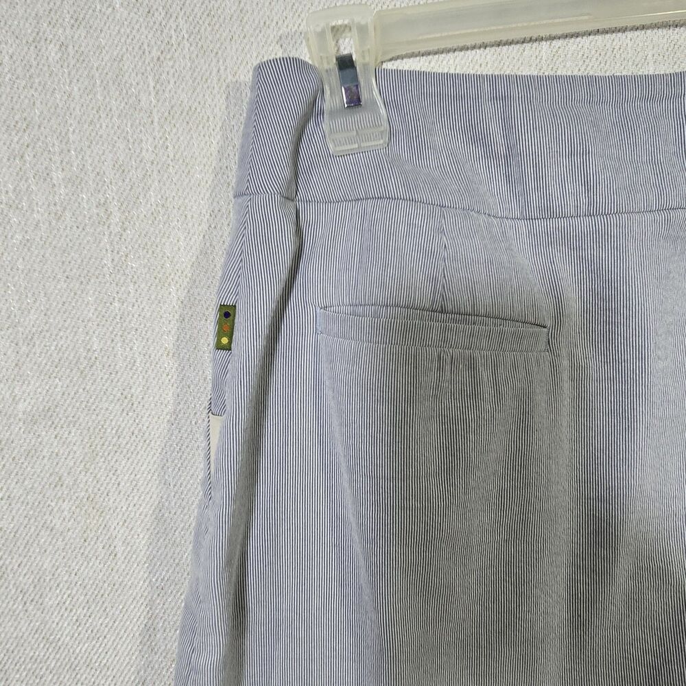 Swing Control Skirt Skort Golf Tennis Blue White Stripe 10 Waist 32 - Picture 3 of 16